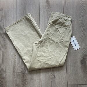 L.A. Sixty-six Wide Leg Chinos Junior 11 Khaki NWT
